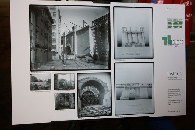 The history of the bridge and archway.